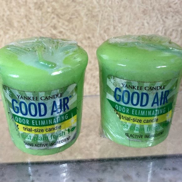 Rare Yankee Candle Good Air Odor Eliminating Trial Size Votives  New NWT Lot 2 - Picture 2 of 4